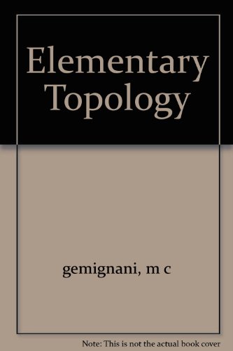 9780201023404: Elementary Topology (Addison-Wesley Series in Mathematics)