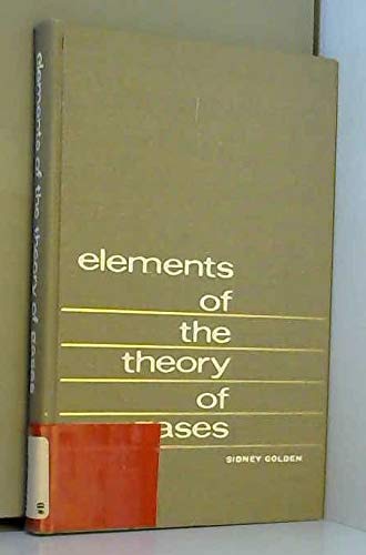 Stock image for ELEMENTS OF THE THEORY OF GASES for sale by Neil Shillington: Bookdealer/Booksearch