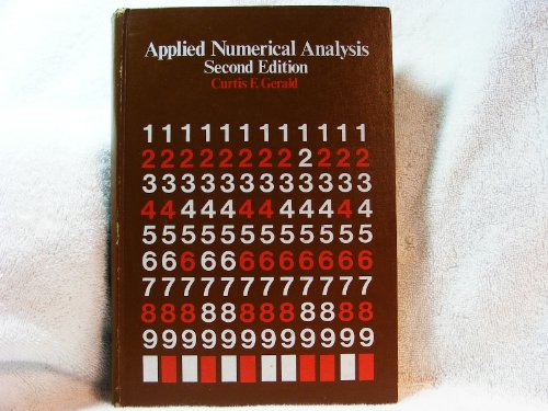 Beispielbild fr Applied numerical analysis zum Verkauf von Wonder Book