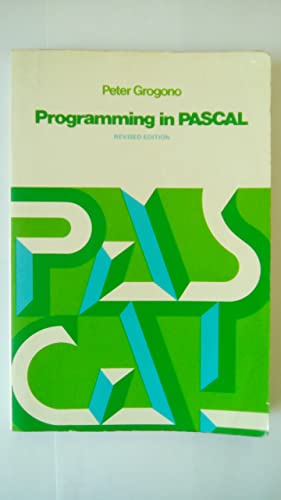 Stock image for Programming in PASCAL for sale by Wonder Book