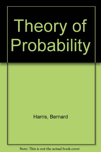 Theory of Probability (9780201028003) by Bernard Harris
