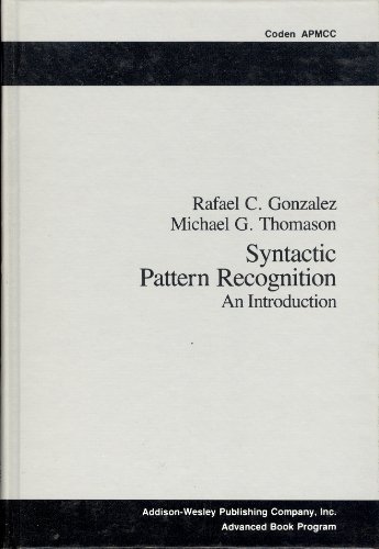 Beispielbild fr Syntactic Pattern Recognition : An Introduction zum Verkauf von Better World Books