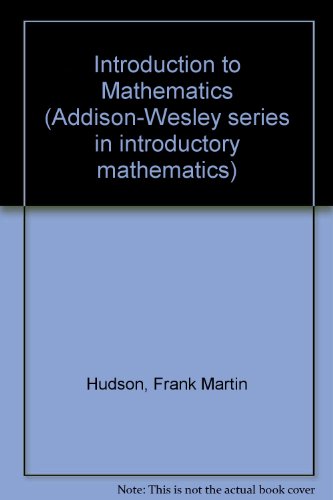 Imagen de archivo de Introduction to Mathematics a la venta por ThriftBooks-Dallas