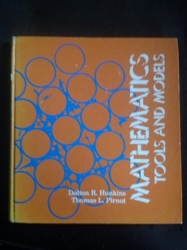 Beispielbild fr Mathematics : Tools and Models zum Verkauf von Better World Books