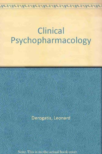Imagen de archivo de Clinical Psychopharmacology a la venta por Wonder Book