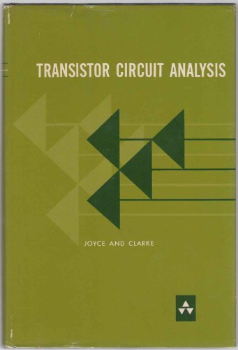 Stock image for Transistor Circuit Analysis for sale by Alien Bindings