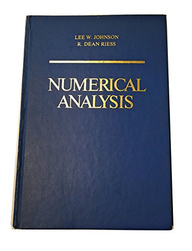 9780201034424: Numerical analysis