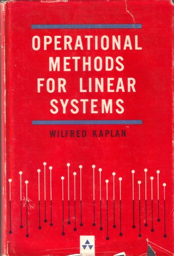 Beispielbild fr Operational Methods for Linear Systems zum Verkauf von Better World Books