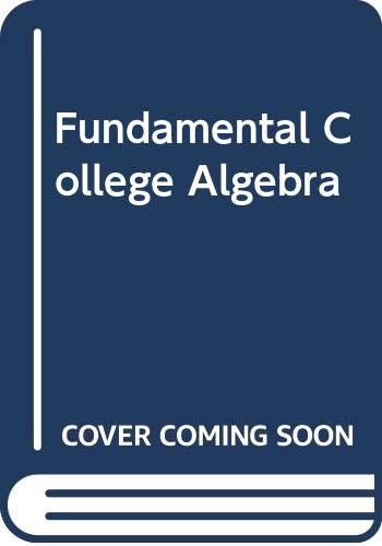 Beispielbild fr Fundamental College Algebra zum Verkauf von HPB-Red