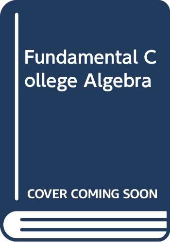 Stock image for Fundamental College Algebra for sale by HPB-Red