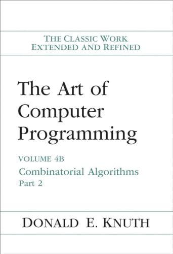 Stock image for Art of Computer Programming, The: Combinatorial Algorithms, Volume 4B for sale by HPB-Red