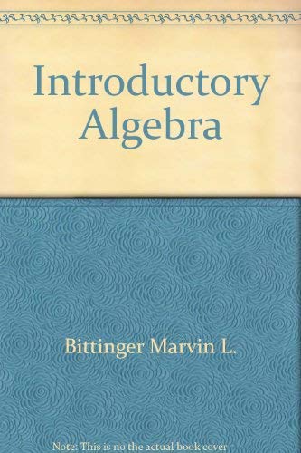 Beispielbild fr Introductory Algebra zum Verkauf von Ken's Book Haven