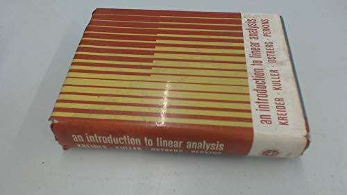 Imagen de archivo de An Introduction to Linear Analysis a la venta por Alien Bindings