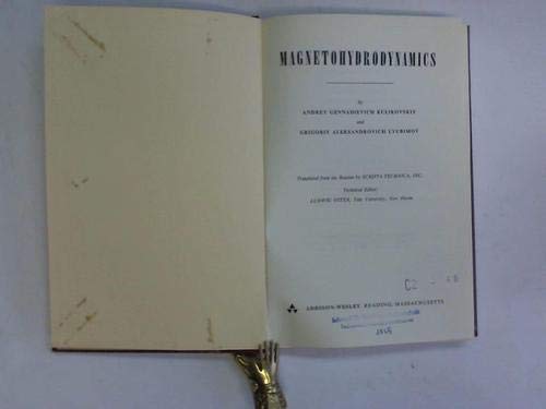 Imagen de archivo de Magnetohydrodynamics (Adiwes International Series in Physics) a la venta por Zubal-Books, Since 1961