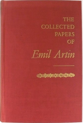 Beispielbild fr The Collected Papers of Emil Artin zum Verkauf von Better World Books Ltd