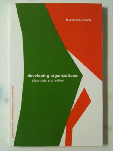 Imagen de archivo de Developing Organizations: Diagnosis and Action a la venta por SecondSale