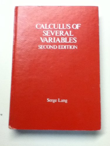 Stock image for Calculus of Several Variables (Addison Wesley Series on Managing Human Resources) for sale by Marissa's Books and Gifts