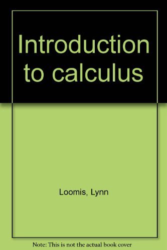 9780201043068: Introduction to calculus