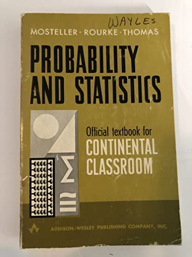 Stock image for Probability and Statistics for sale by Ergodebooks
