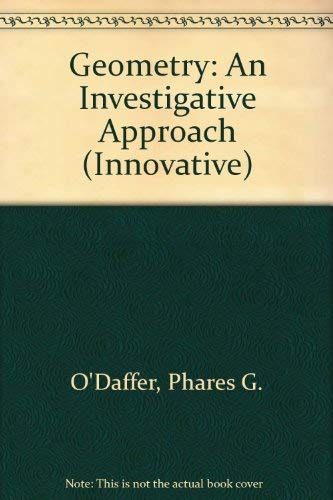 Stock image for Geometry: An Investigative Approach (Addison-Wesley Innovative Series) for sale by HPB-Red