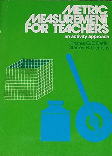 Beispielbild fr Metric measurement for teachers: An activity approach (Addison-Wesley innovative series) zum Verkauf von Modetz Errands-n-More, L.L.C.