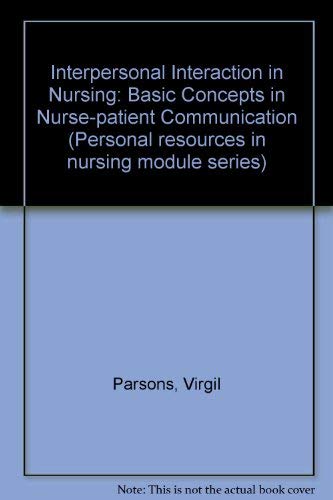 Interpersonal Interact Nsg (Addison-Wesley Series in Mathematics) (9780201055511) by Parsons