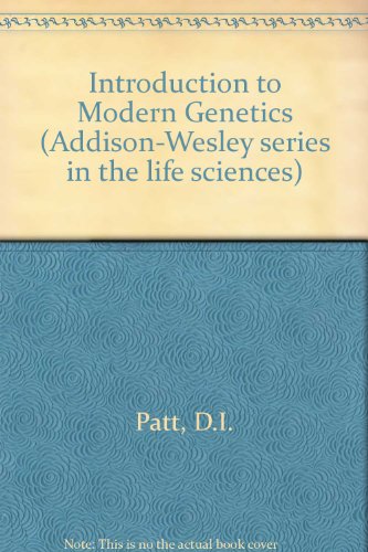 Imagen de archivo de Introduction to Modern Genetics (Addison-Wesley series in the life sciences) a la venta por Redux Books