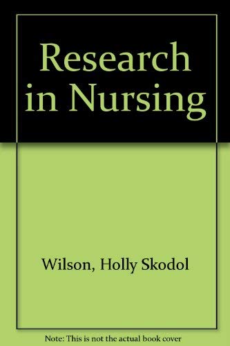 Stock image for Research in Nursing for sale by HPB-Red