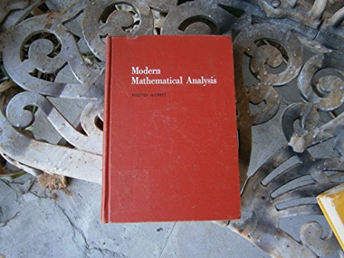 Imagen de archivo de Modern Mathematical Analysis a la venta por ThriftBooks-Atlanta