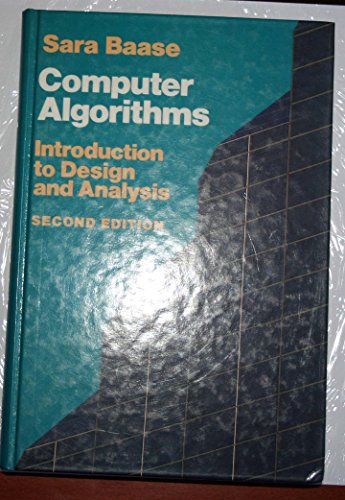 9780201060355: Computer Algorithms: Introduction to Design and Analysis