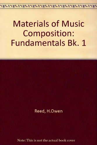 9780201061253: Title: The materials of music composition Bk 1