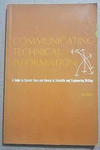 Stock image for Communicating Technical Information for sale by boyerbooks