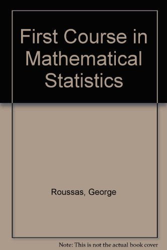 Imagen de archivo de A First Course in Mathematical Statistics a la venta por ThriftBooks-Dallas