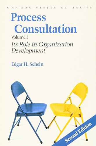 Beispielbild fr Process Consultation: Its Role in Organization Development, Volume 1 (Prentice Hall Organizational Development Series) (2nd Edition) zum Verkauf von SecondSale