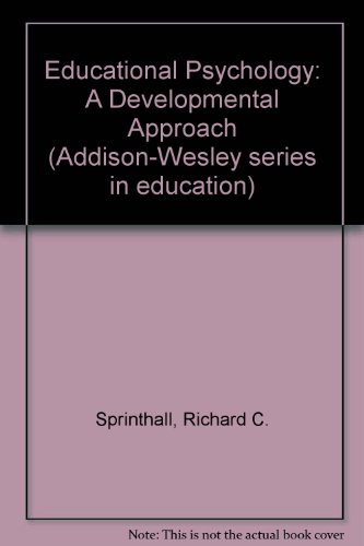 9780201068214: Educational Psychology: A Developmental Approach