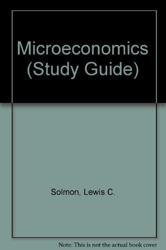 Imagen de archivo de Microeconomics (Study Guide) a la venta por ThriftBooks-Dallas