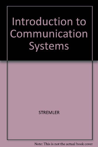 9780201072518: Introduction to Communication Systems
