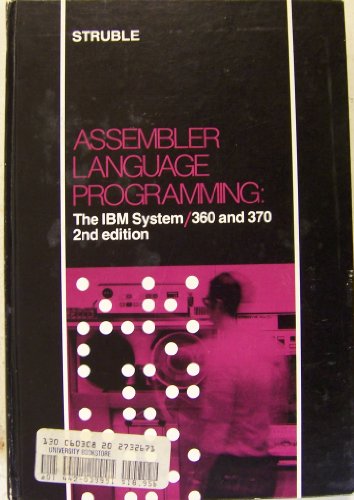 Beispielbild fr Assembler language programming: The IBM system/360 and 370 zum Verkauf von SecondSale