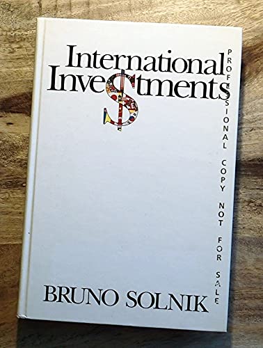 Stock image for International Investments for sale by Better World Books