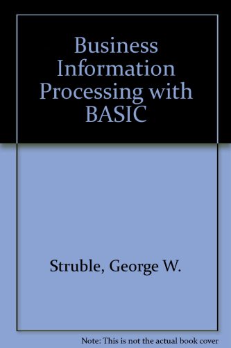 Beispielbild fr Business Information Processing with Basic zum Verkauf von HPB-Red