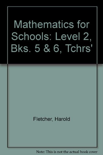 9780201079319: Mathematics for Schools: Level II Teacher's Resource Book (Book 5 / 6) (Mathematics for Schools)