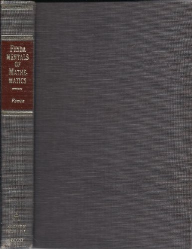 Imagen de archivo de Fundamentals of Mathematics a la venta por Better World Books