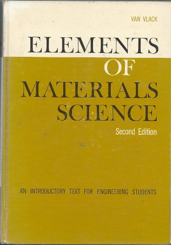 Beispielbild fr Elements of Materials Science zum Verkauf von Better World Books