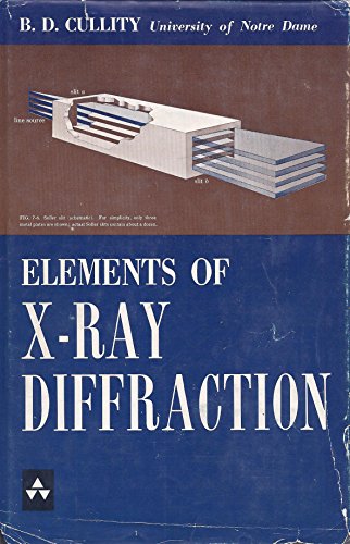 Stock image for Elements of X-Ray Diffraction for sale by ThriftBooks-Atlanta