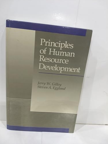 Imagen de archivo de Principles of Human Resource Development a la venta por Better World Books