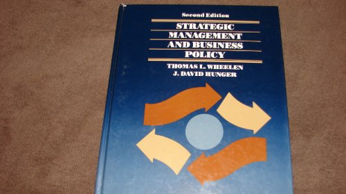 Beispielbild fr Strategic management and business policy zum Verkauf von Wonder Book