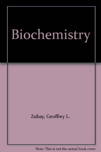 Stock image for Solutions Guide to Accompany Zubay Biochemistry for sale by Bookworm Books