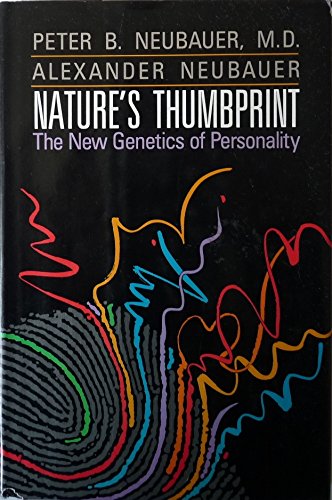 Beispielbild fr Nature's Thumbprint: The New Genetics of Personality zum Verkauf von Jenson Books Inc