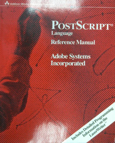 Stock image for Reference Manual (PostScript Language) for sale by Goldstone Books