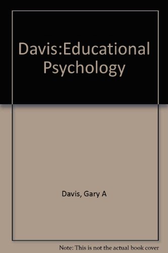 Beispielbild fr Davis : Ducational Psychology zum Verkauf von Better World Books